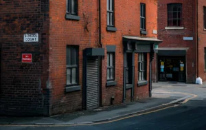 supported-accommodation-in-birmingham-red-brick-building-on-a-quiet-street-corner