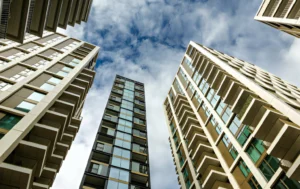 Blocks of Flats in a modern architectural style