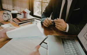 HMO-Property-discussion-in-an-office-with-contract-documents