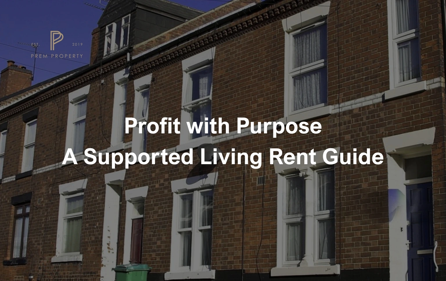 Supported-Living-Rent-Guide-with-a-brick-building-background